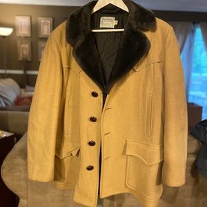 Fur-Collar Vintage Pendleton Jacket Size 44/XL